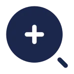 Minimalistic Magnifer Zoom In SVG Icon